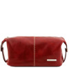 Червона шкіряна косметичка ROXY Tuscany Leather TL140349 Red