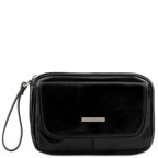Чорна чоловіча барсетка на зап'ясті Tuscany Leather TL140849 Black - Фотографія № 100
