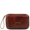 Коричнева італійська сумка-барсетка Tuscany Leather TL140849 Coffe