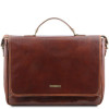 Велика шкіряна сумка месенджер PADOVA Tuscany Leather TL140891 Brown Велика шкіряна сумка месенджер PADOVA Tuscany Leather TL140891 Brown