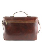 Велика шкіряна сумка месенджер PADOVA Tuscany Leather TL140891 Brown - Фотографія № 103