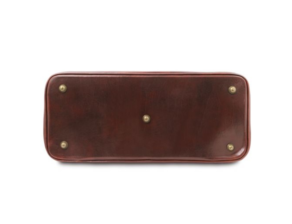 Великий шкіряний саквояж коричневий Tuscany Leather TL141185 Brown - Фотографія № 4