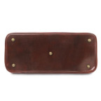 Великий шкіряний саквояж коричневий Tuscany Leather TL141185 Brown - Фотографія № 103