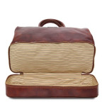 Великий шкіряний саквояж коричневий Tuscany Leather TL141185 Brown - Фотографія № 104