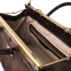 Великий шкіряний саквояж коричневий Tuscany Leather TL141185 Brown - Фотографія № 105