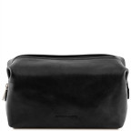 Чорна шкіряна косметичка Tuscany Leather TL141219 Black - Фотографія № 100