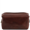 Шкіряна косметичка середнього розміру Tuscany Leather TL141219 Brown