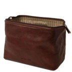 Шкіряна косметичка середнього розміру Tuscany Leather TL141219 Brown - Фотографія № 102