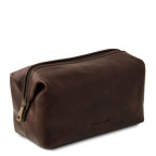 Темно-коричнева шкіряна косметичка Tuscany Leather TL141219 Dark Brown - Фотографія № 101