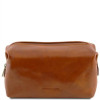 Світло-коричнева шкіряна косметичка Tuscany Leather TL141219 Med