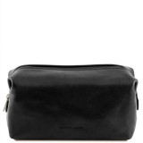 Маленька шкіряна косметичка SMARTY Tuscany Leather TL141220 Black