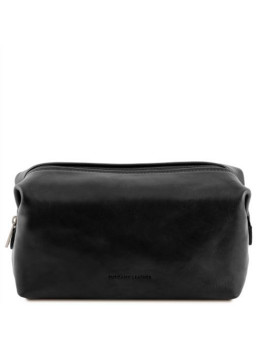 Маленька шкіряна косметичка SMARTY Tuscany Leather TL141220 Black