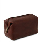 Маленька шкіряна косметичка коричневого кольору SMARTY Tuscany Leather TL141220 Brown - Фотографія № 101