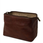 Маленька шкіряна косметичка коричневого кольору SMARTY Tuscany Leather TL141220 Brown - Фотографія № 102
