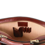 Чорний італійський шкіряний портфель для чоловіків VENEZIA Tuscany Leather TL141268 Black - Фотографія № 105