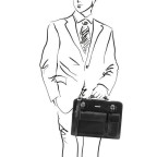 Чорний італійський шкіряний портфель для чоловіків VENEZIA Tuscany Leather TL141268 Black - Фотографія № 101