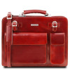 Червоний чоловічий шкіряний портфель Tuscany Leather TL141268 Red