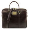 Жіноча шкіряна ділова сумка Tuscany Leather TL141283 Dark Brown Жіноча шкіряна ділова сумка Tuscany Leather TL141283 Dark Brown
