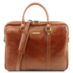 Світло-коричнева жіночий діловий сумка Tuscany Leather TL141283 Med - Фотографія № 100