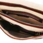 Темно-коричнева чоловіча сумка POSTMAN Tuscany Leather tl141288 Dark Brown - Фотографія № 104