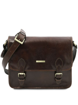 Темно-коричнева чоловіча сумка POSTMAN Tuscany Leather tl141288 Dark Brown
