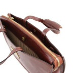 Світло-коричневий жіночий портфель з натуральної шкіри Tuscany Leather TL141343 Med - Фотографія № 108