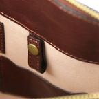 Світло-коричневий жіночий портфель з натуральної шкіри Tuscany Leather TL141343 Med - Фотографія № 109