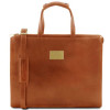 Світло-коричневий жіночий портфель з натуральної шкіри Tuscany Leather TL141343 Med Світло-коричневий жіночий портфель з натуральної шкіри Tuscany Leather TL141343 Med