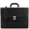 Чорний чоловічий портфель Tuscany Leather TL141350 Black
