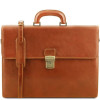 Коричневий шкіряний портфель з шкіряним підкладів Tuscany Leather TL141350 Med Коричневий шкіряний портфель з шкіряним підкладів Tuscany Leather TL141350 Med