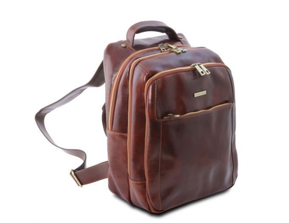 Чоловік шкіряний рюкзак на три відділення PHUKET Tuscany Leather TL141402 Med - Фотографія № 3