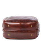 Чоловік шкіряний рюкзак на три відділення Tuscany Leather TL141402 Dark Brown - Фотографія № 103