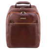 Коричневий рюкзак чоловічий на три відділення Tuscany Leather TL141402 Brown