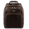 Чоловік шкіряний рюкзак на три відділення Tuscany Leather TL141402 Dark Brown