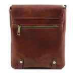Коричнева чоловіча сумка через плече Tuscany Leather TL141406 Brown - Фотографія № 105