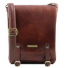 Коричнева чоловіча сумка через плече Tuscany Leather TL141406 Brown