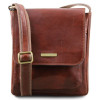 Коричнева чоловіча сумка через плече JIMMY Tuscany Leather tl141407 Brown