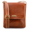 Світло-коричнева чоловіча сумка через плече Tuscany Leather tl141407 Med