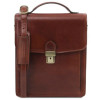 Велика шкіряна барсетка чоловіча Tuscany Leather DAVID TL141424 Brown Велика шкіряна барсетка чоловіча Tuscany Leather DAVID TL141424 Brown
