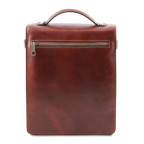 Світло-коричнева шкіряна сумка-барсетка Tuscany Leather DAVID TL141424 Med - Фотографія № 104