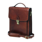 Велика шкіряна барсетка чоловіча Tuscany Leather DAVID TL141424 Brown - Фотографія № 107