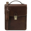 Темно-коричнева чоловіча барсетка Tuscany Leather tl141424 Dark Brown
