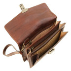 Коричнева шкіряна барсетка клатч для чоловіка TOMMY Tuscany Leather TL141442 brown - Фотографія № 105