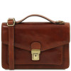 Коричнева чоловіча шкіряна барсетка Tuscany Leather TL141443 Brown Коричнева чоловіча шкіряна барсетка Tuscany Leather TL141443 Brown