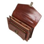 Чорна чоловіча барсетка через плече Tuscany Leather TL141443 Black - Фотографія № 103