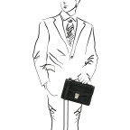 Чорна чоловіча барсетка через плече Tuscany Leather TL141443 Black - Фотографія № 101