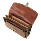 Чорна шкіряна барсетка чоловіча Tuscany Leather TL141444 Black - Фотографія № 104