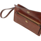 Світло-коричнева шкіряна барсетка-клатч Tuscany Leather TL141445 Med - Фотографія № 103