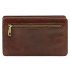 Світло-коричнева шкіряна барсетка-клатч Tuscany Leather TL141445 Med - Фотографія № 104