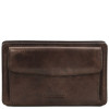 Темно-коричнева сумка клатч Tuscany Leather tl141445 Dark Brown